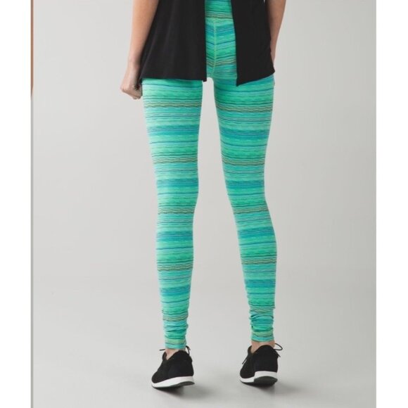 Lululemon 🍋 Wunder Under High-Rise Luon in Space Dye Twist Leggings Tights  4 - Picture 2 of 11